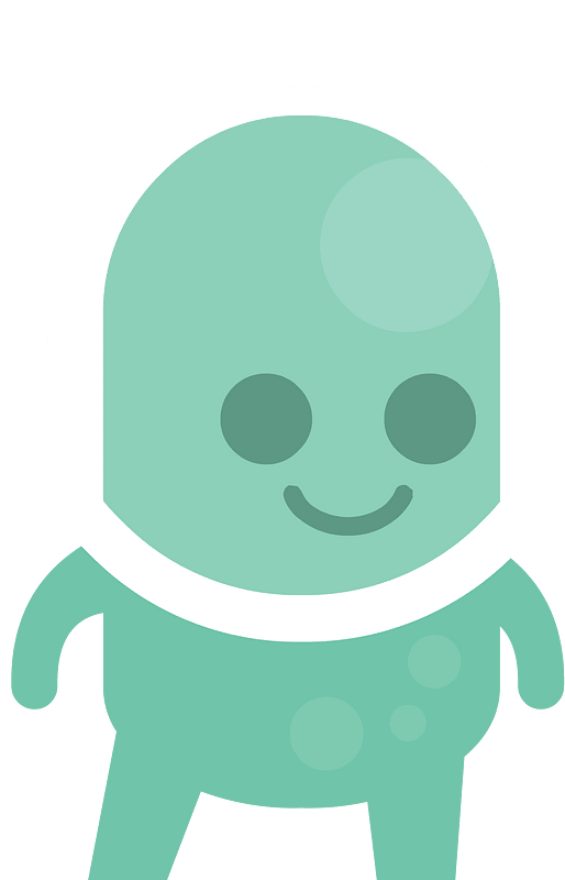 Green alien clipart. Free download transparent .PNG Creazilla