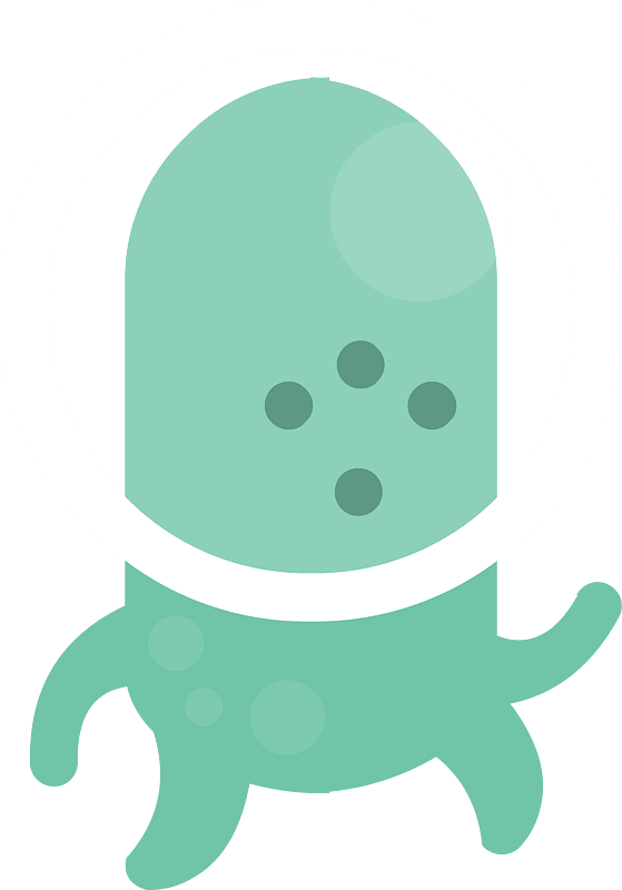 Green alien clipart. Free download transparent .PNG Creazilla