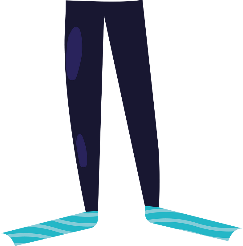 Scuba diver legs clipart. Free download transparent .PNG Creazilla