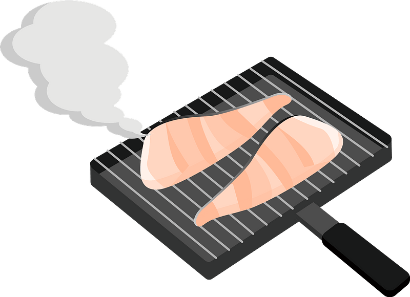 Grilled Salmon clipart. Free download transparent .PNG Creazilla