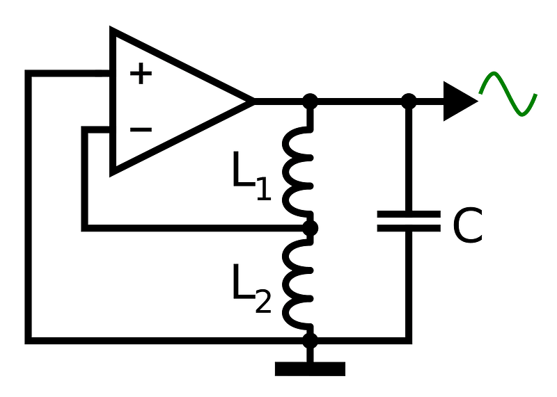Oscillator hartley opamp clipart. Free download transparent .PNG