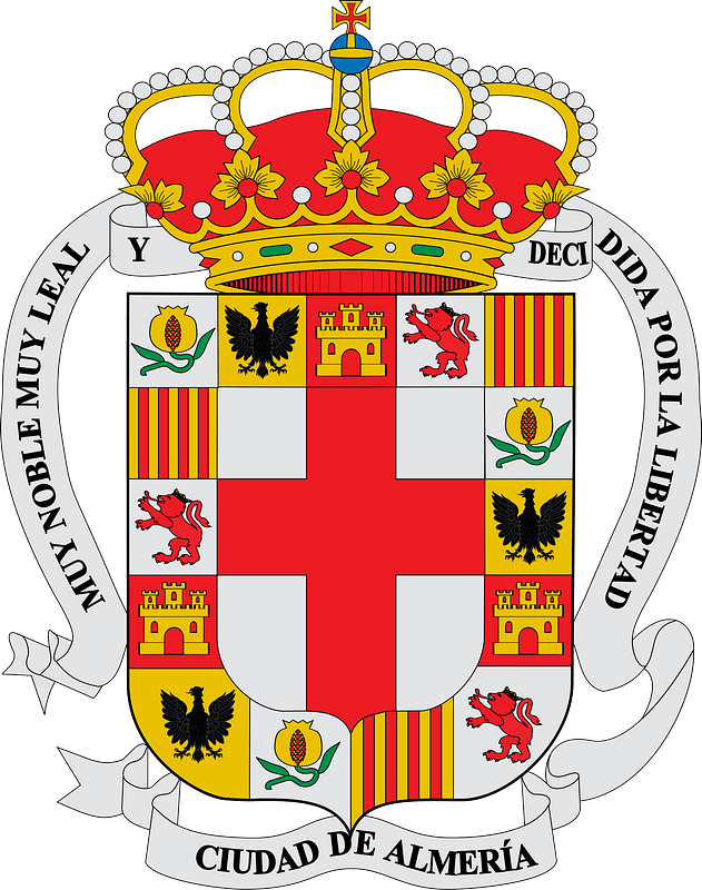 Escudo ciudad de Almería clipart. Free download transparent .PNG