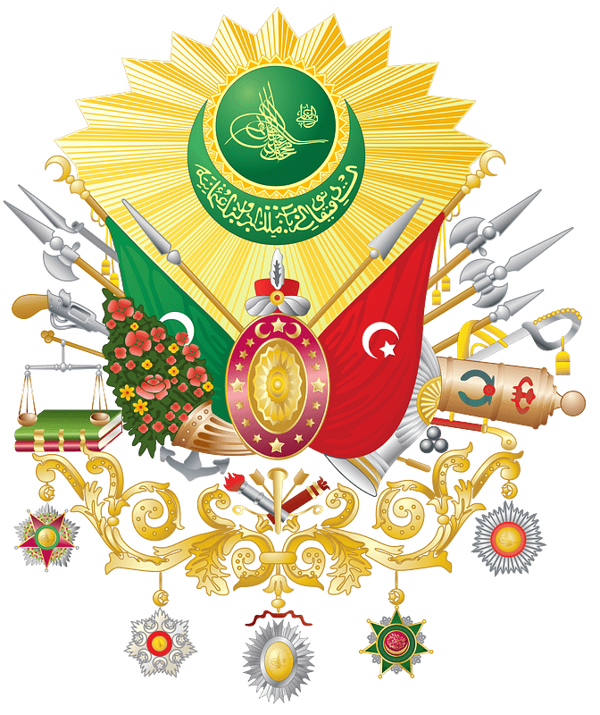 Coat of arms of the Ottoman Empire (18821922) clipart. Free download