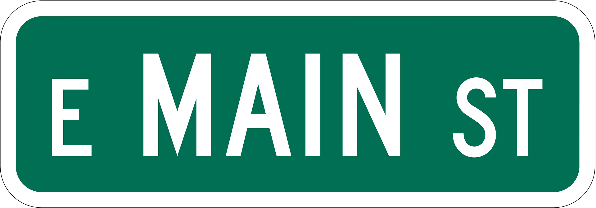 Main Street Sign Clip Art