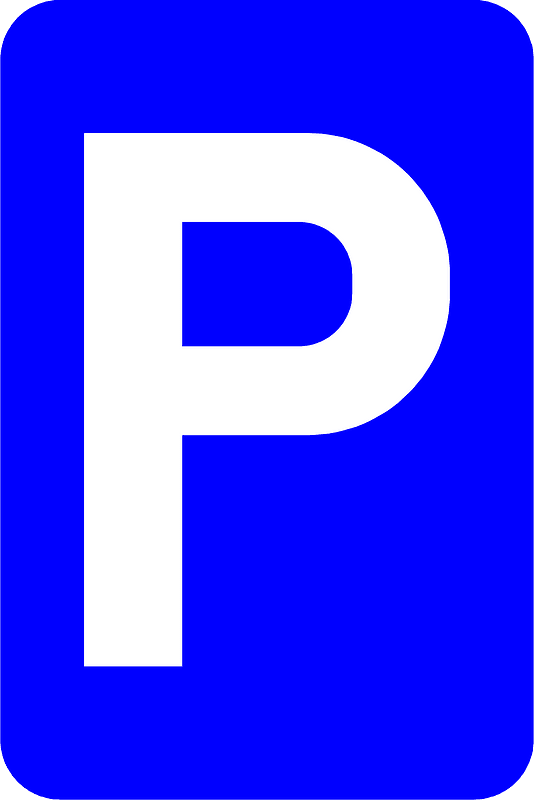 Parking sign in Belgium clipart. Free download transparent .PNG Creazilla