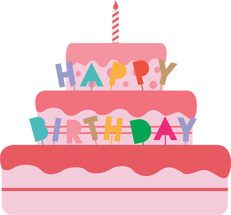 Birthday cake clipart. Free download transparent .PNG Creazilla