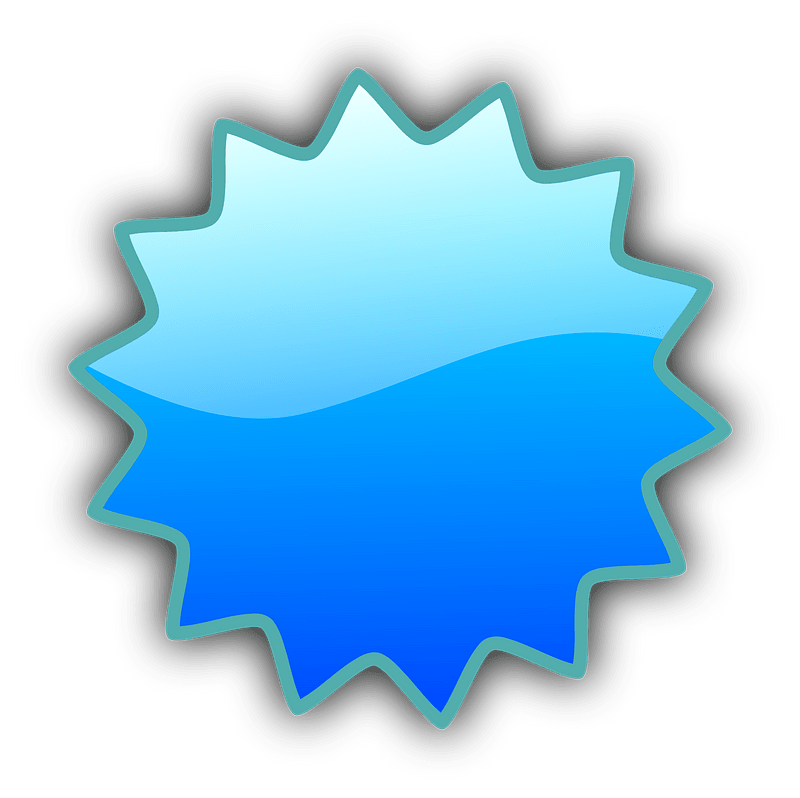 Blue label clipart. Free download transparent .PNG Creazilla