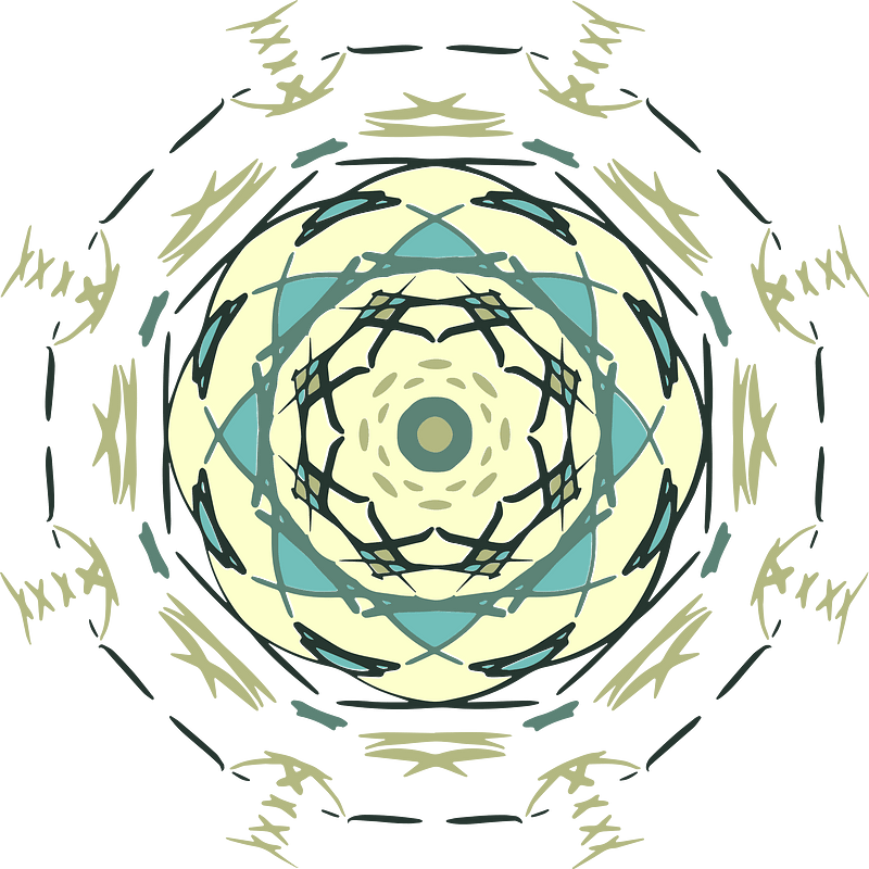 Kaleidoscope circle clipart. Free download transparent .PNG | Creazilla