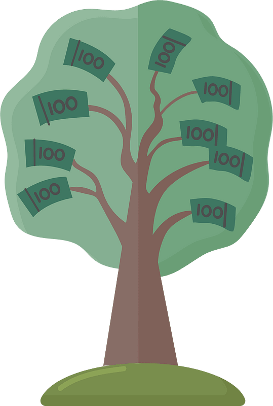 Money tree clipart. Free download transparent .PNG Creazilla