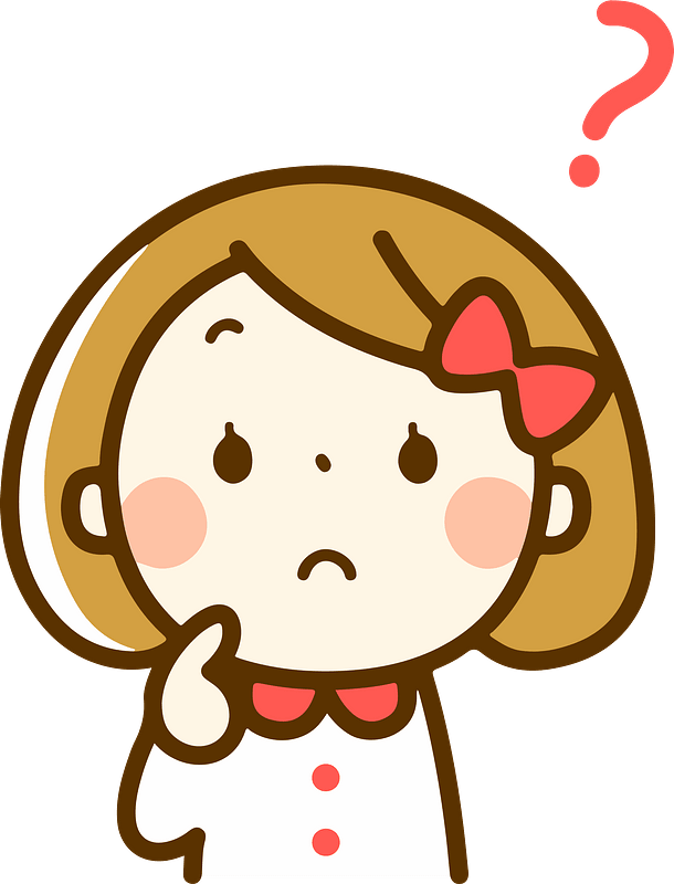 (Vanessa) Girl is Questioning clipart. Free download transparent .PNG