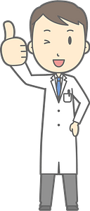 (Joel) Doctor is Giving Thumbs Up clipart