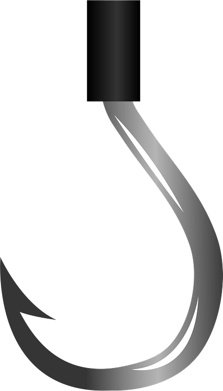 Fish Hook Clipart Free Download Transparent Png Creazilla