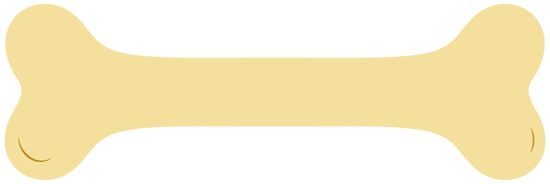 Dog bone clipart