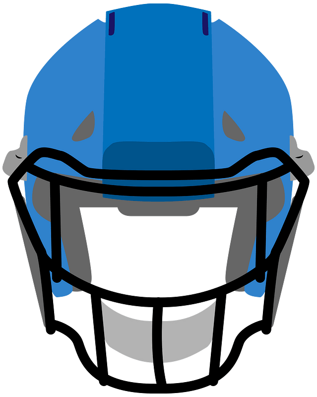 Kask futbolowy clipart