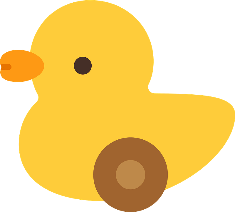 Toy Duck clipart. Free download transparent .PNG Creazilla