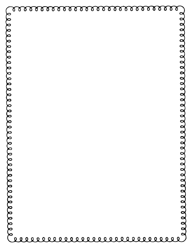 CurlyQ Border clipart. Free download transparent .PNG Creazilla