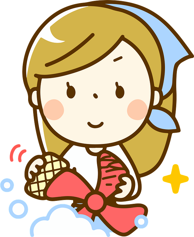 (Camilla) Woman Is Washing a Fan clipart. Free download transparent .PNG Creazilla