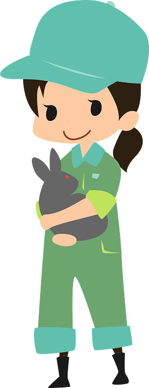 Woman Zoo Keeper clipart