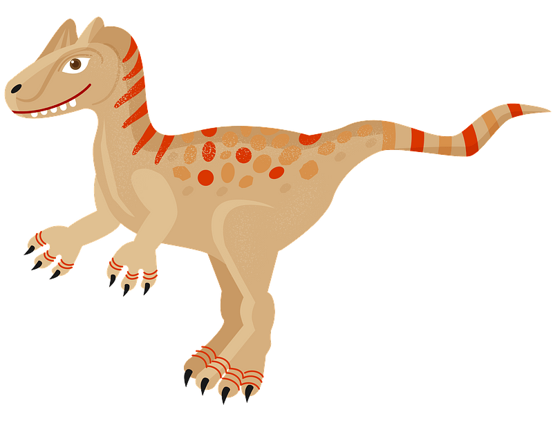 Allosaurus clipart