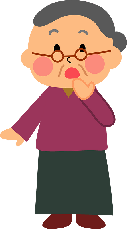 Old lady clipart