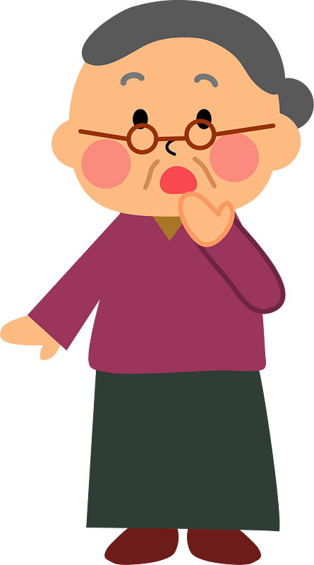 Oude dame clipart