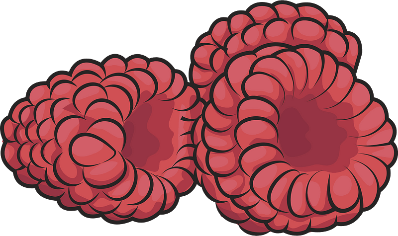Raspberry clipart