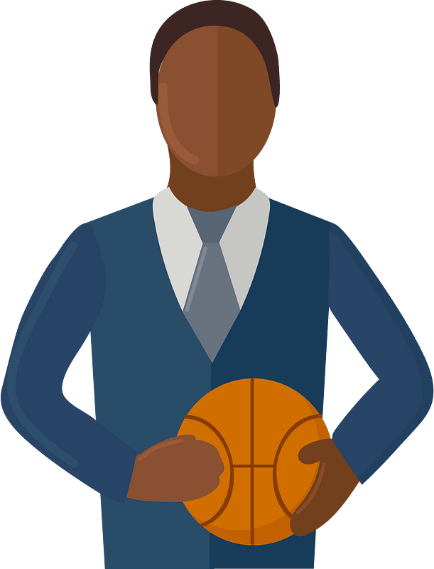 Basketball coach clipart. Free download transparent .PNG Creazilla