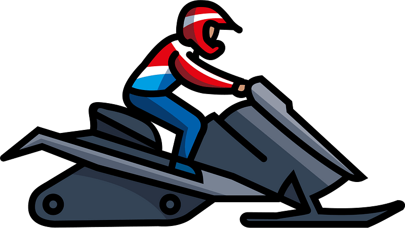 Snowmobile clipart. Free download transparent .PNG | Creazilla