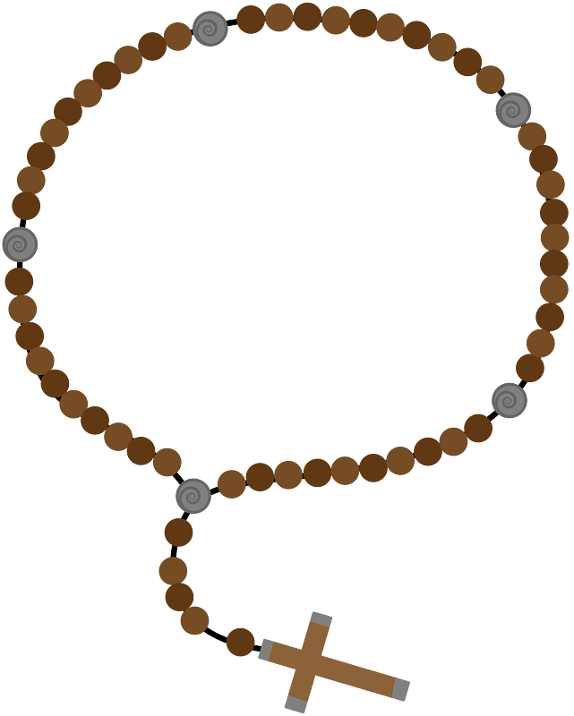 Cordón de oración clipart