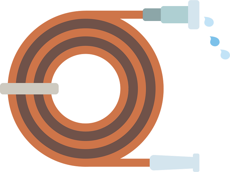 Water hose clipart