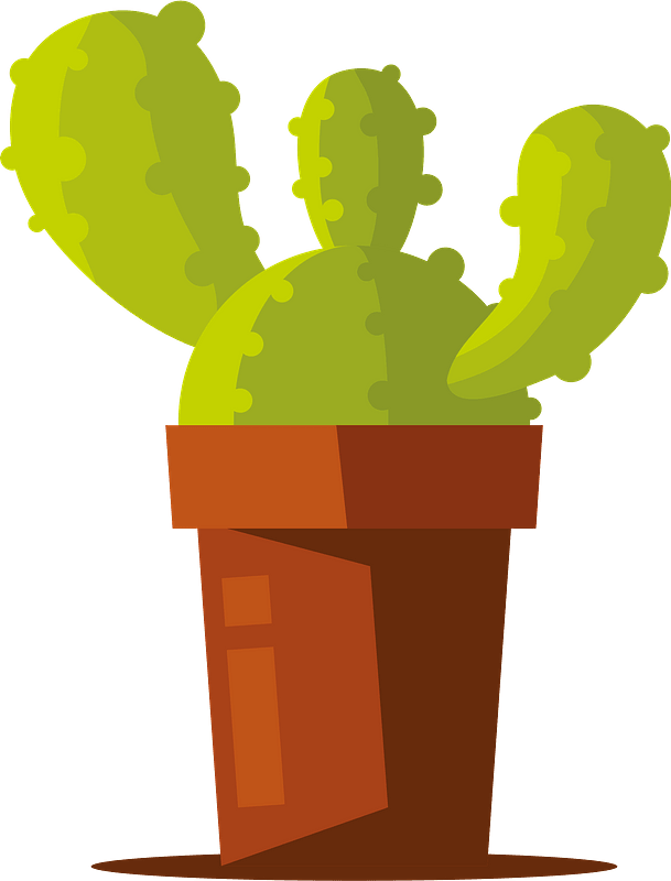 Cactus in pot clipart. Free download transparent .PNG Creazilla