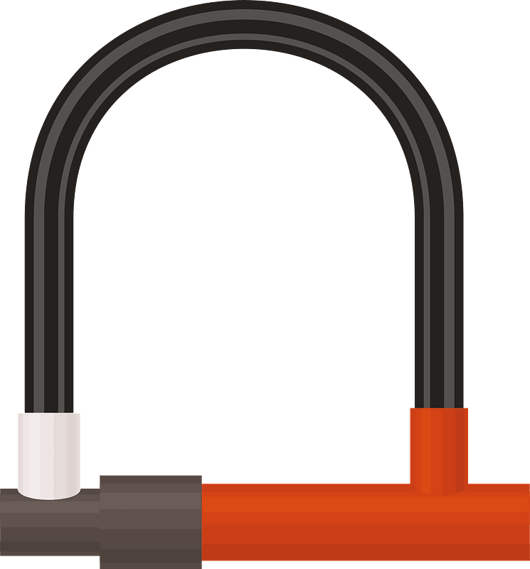 Bicycle lock clipart. Free download transparent .PNG Creazilla