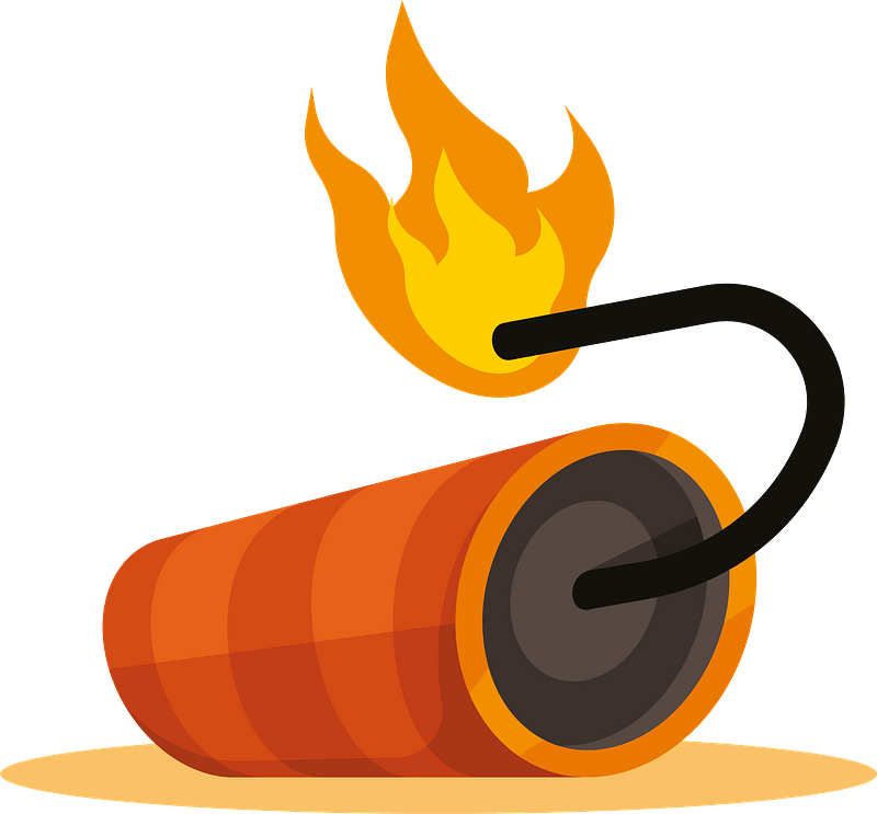 Dynamite bomb clipart