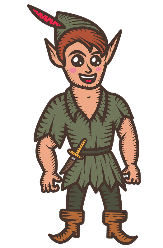 Peter Pan immagine clipart