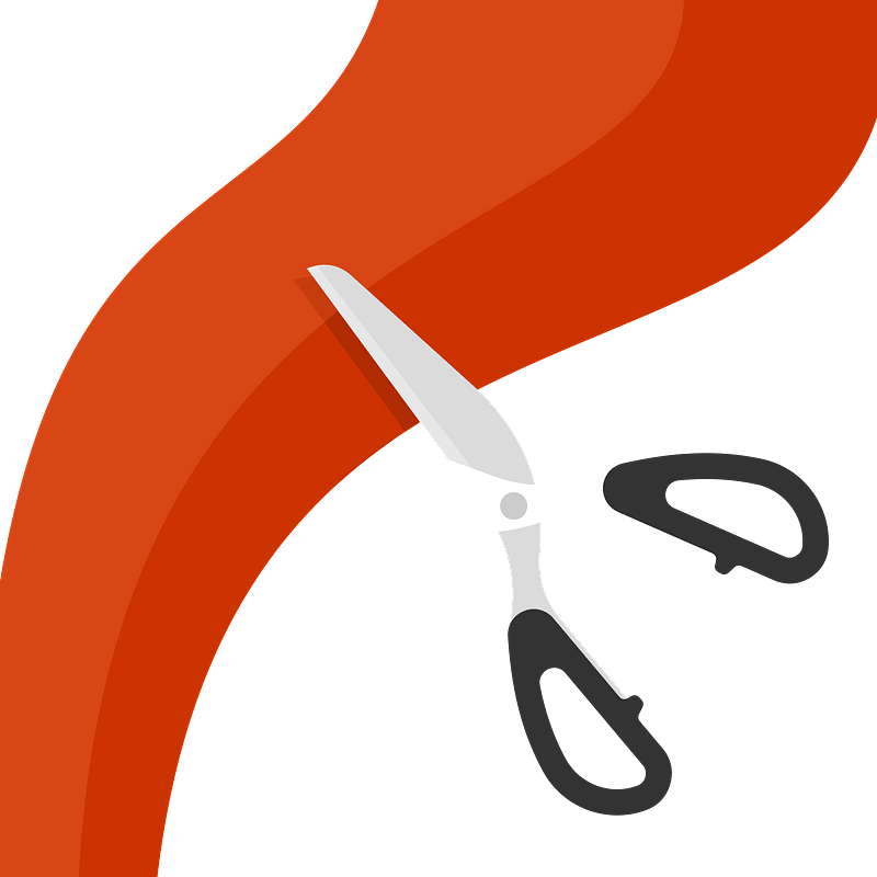 Scissors cutting ribbon clipart. Free download transparent .PNG Creazilla
