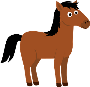 Horse free vector clipart images on creazilla
