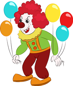 Evil Clown clipart