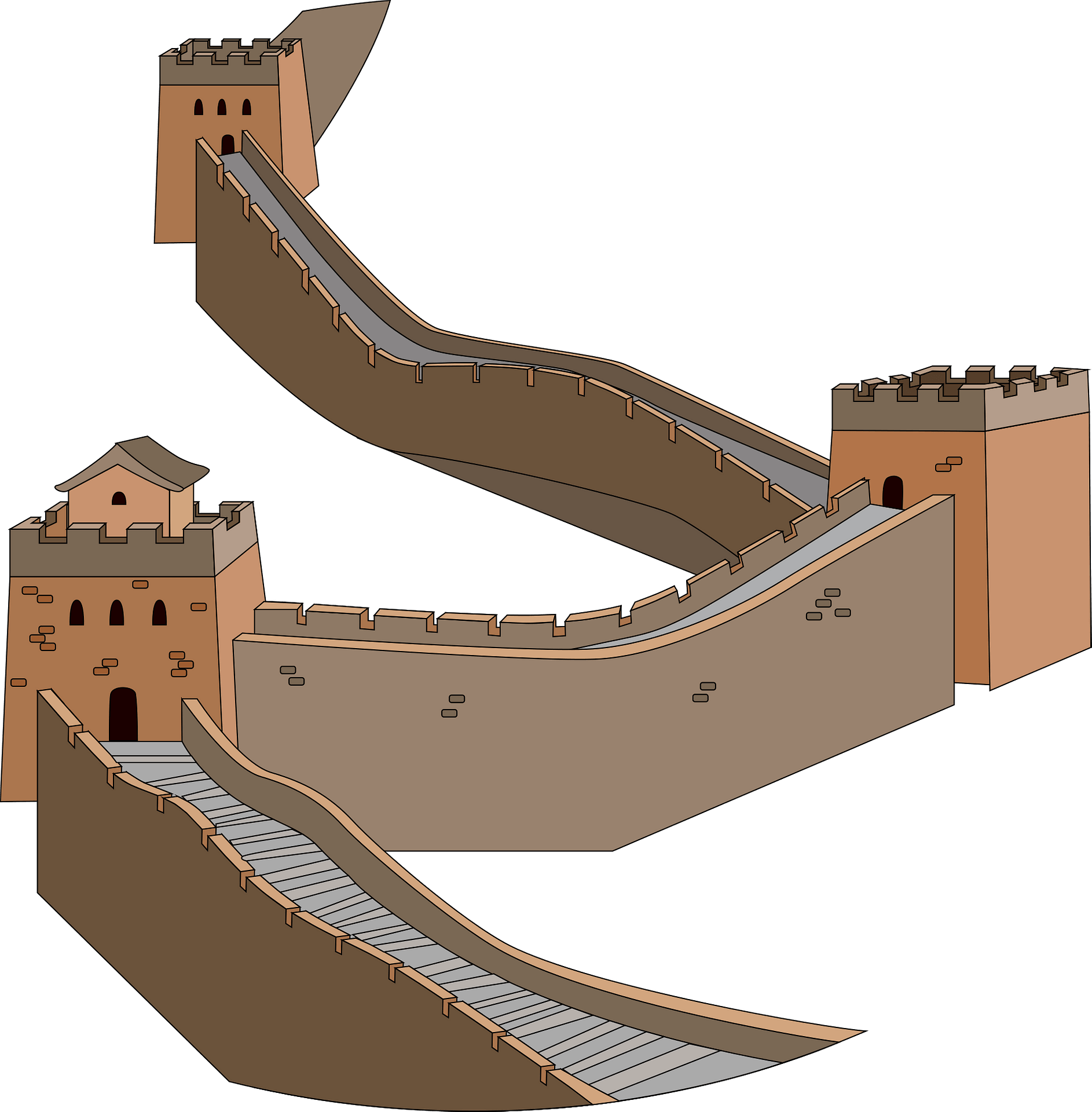 Great Wall Of China Clipart