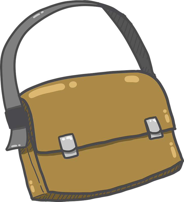 Messenger bag clipart. Free download transparent .PNG Creazilla