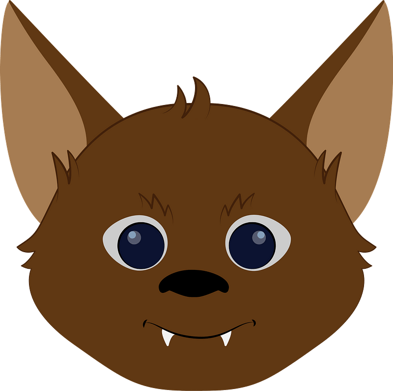 Bat face clipart. Free download transparent .PNG Creazilla