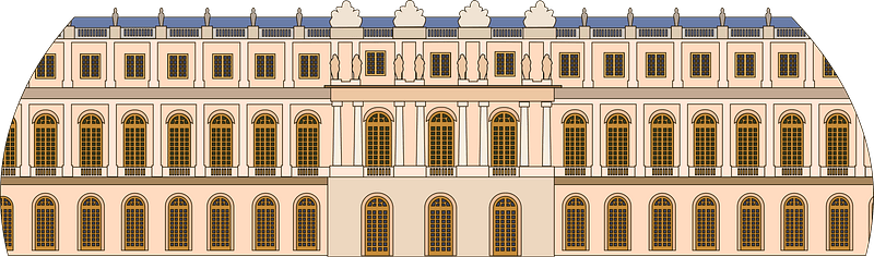 Chateau de Versailles immagine clipart