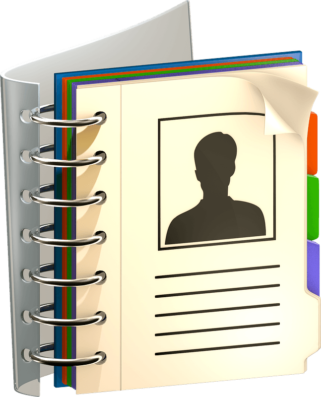 Address book clipart. Free download transparent .PNG Creazilla
