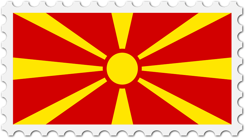 Stamp Macedonia Flag clipart. Free download transparent ...