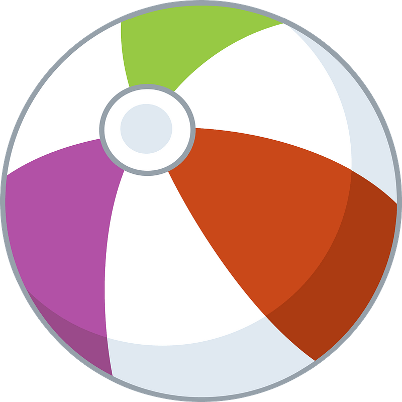 Beach ball clipart