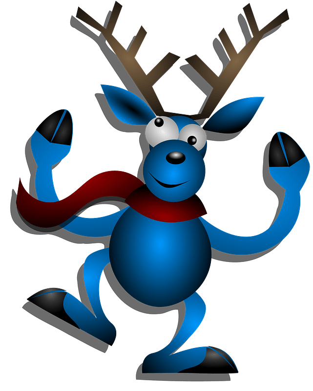 Dancing Reindeer clipart. Free download transparent .PNG | Creazilla