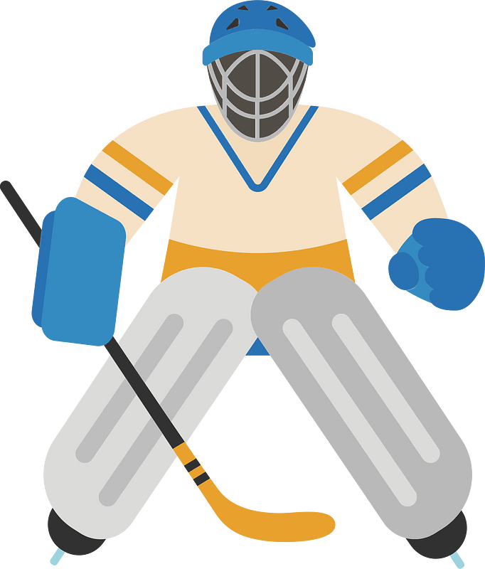 Hockey goalie clipart. Free download transparent .PNG Creazilla