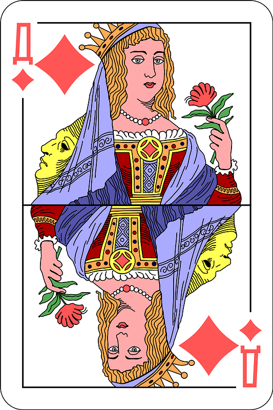 Queen of Diamonds clipart. Free download transparent .PNG Creazilla