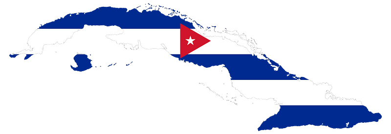 Cuba Map Flag 클립 아트