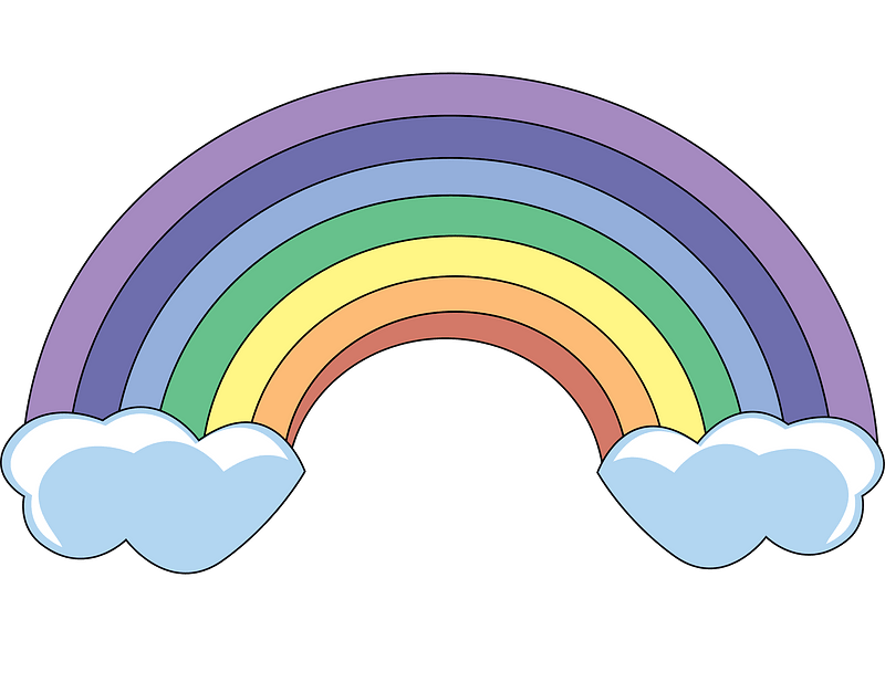 Regenbogen clipart. Kostenloser Download. | Creazilla