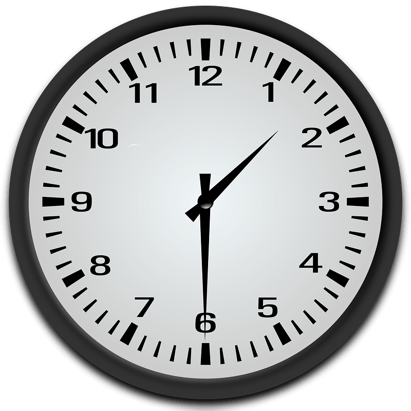Half past 1 clipart. Free download transparent .PNG Creazilla